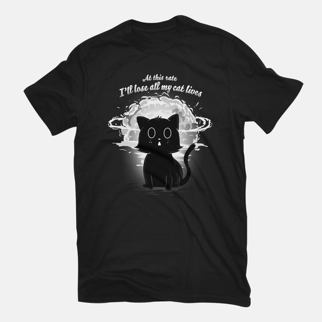 Apocalypse Cat-womens fitted tee-IKILO