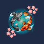 Koi Fish-none memory foam bath mat-Vallina84