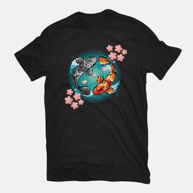 Koi Fish-youth basic tee-Vallina84