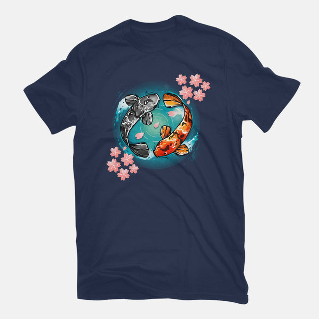 Koi Fish-youth basic tee-Vallina84