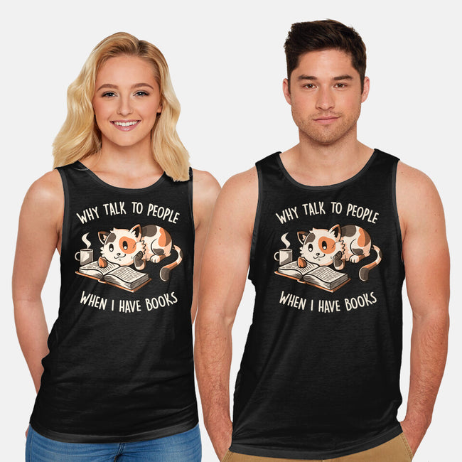 I Have Books-unisex basic tank-koalastudio