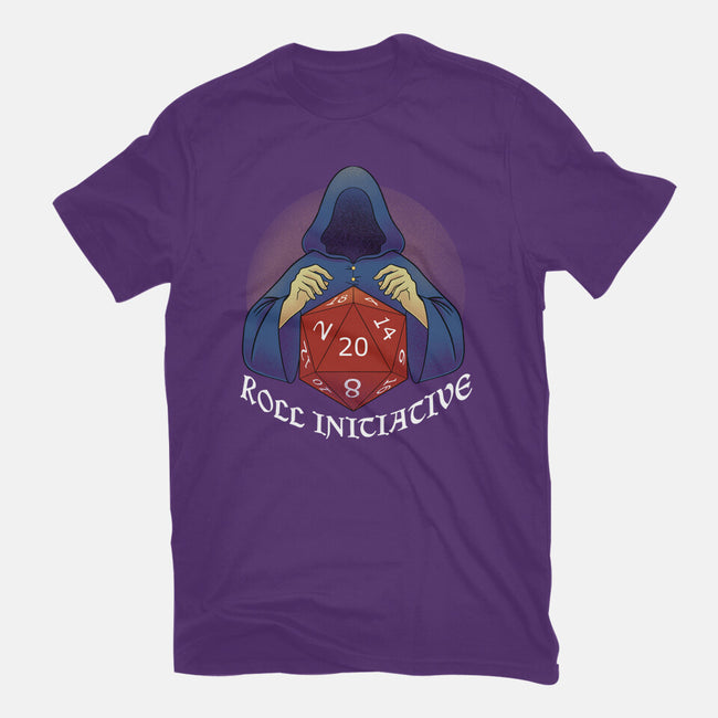 Roll For Initiative-mens basic tee-FunkVampire