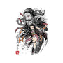 Demon Nezuko Sumi-E-unisex zip-up sweatshirt-DrMonekers