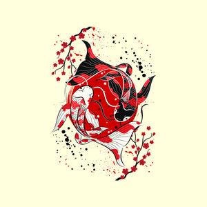 Koi Fish Yin Yang