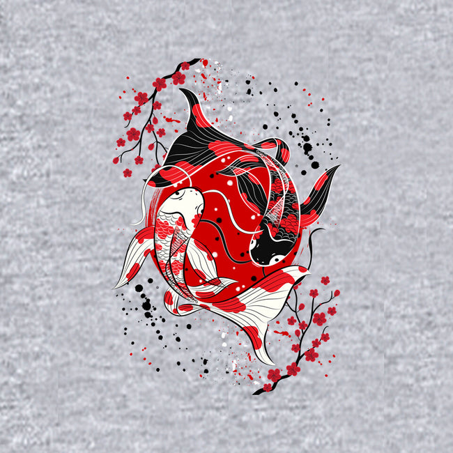 Koi Fish Yin Yang-mens basic tee-Faissal Thomas