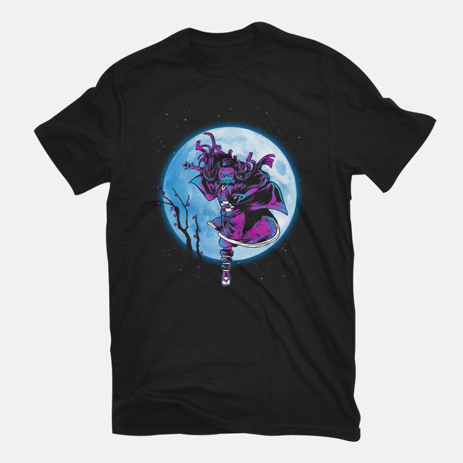 Nezuko Under The Moon-mens premium tee-ddjvigo