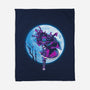 Nezuko Under The Moon-none fleece blanket-ddjvigo