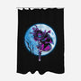 Nezuko Under The Moon-none polyester shower curtain-ddjvigo