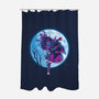 Nezuko Under The Moon-none polyester shower curtain-ddjvigo