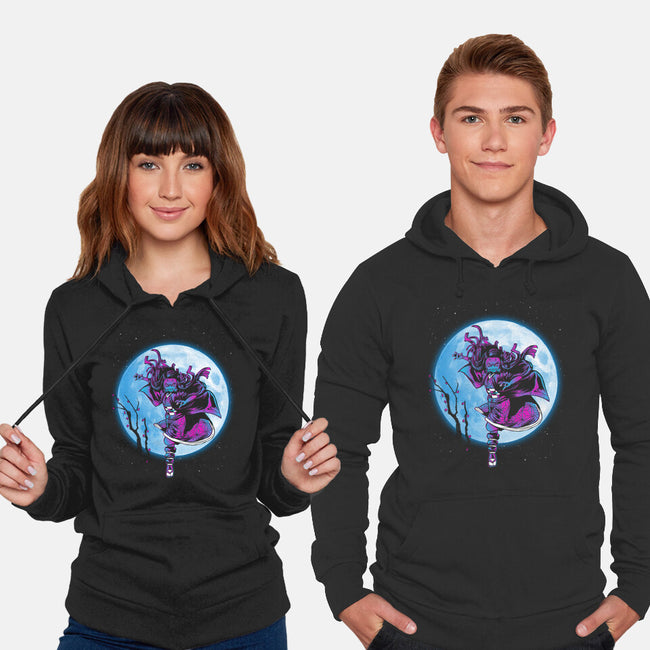 Nezuko Under The Moon-unisex pullover sweatshirt-ddjvigo