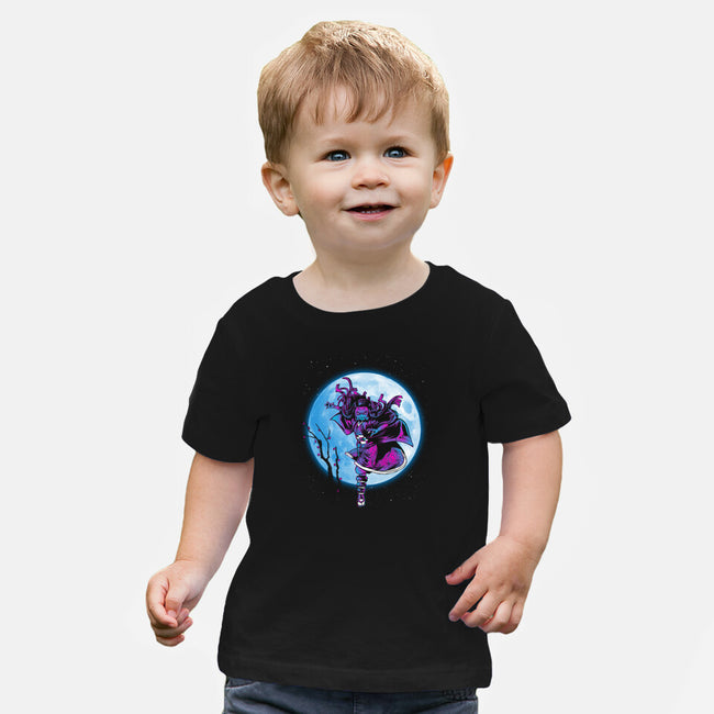 Nezuko Under The Moon-baby basic tee-ddjvigo
