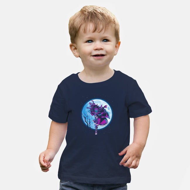 Nezuko Under The Moon-baby basic tee-ddjvigo
