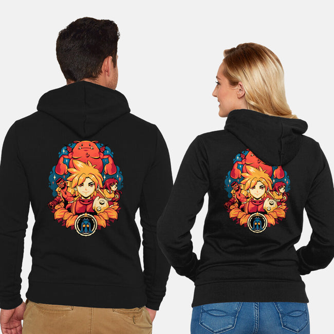 Fantasy Squad-unisex zip-up sweatshirt-eduely