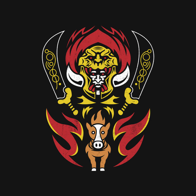 Desert Demigod And Tiny Horse-mens premium tee-Logozaste