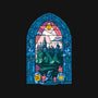 Stained Glass Castle-none stretched canvas-daobiwan