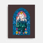 Stained Glass Castle-none stretched canvas-daobiwan
