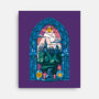 Stained Glass Castle-none stretched canvas-daobiwan