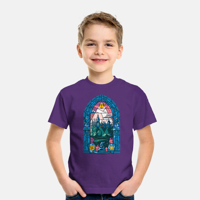 Stained Glass Castle-youth basic tee-daobiwan