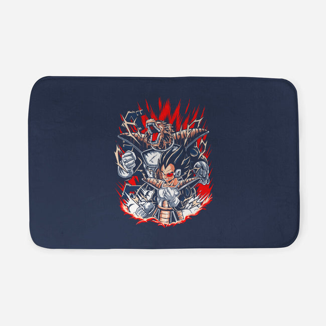 The Prince Of Saiyans-none memory foam bath mat-Knegosfield