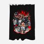 The Prince Of Saiyans-none polyester shower curtain-Knegosfield