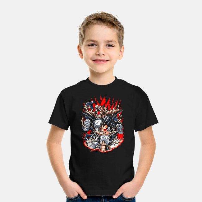 The Prince Of Saiyans-youth basic tee-Knegosfield