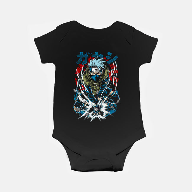 The Power Of Kakashi-baby basic onesie-Knegosfield