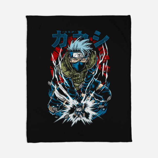 The Power Of Kakashi-none fleece blanket-Knegosfield