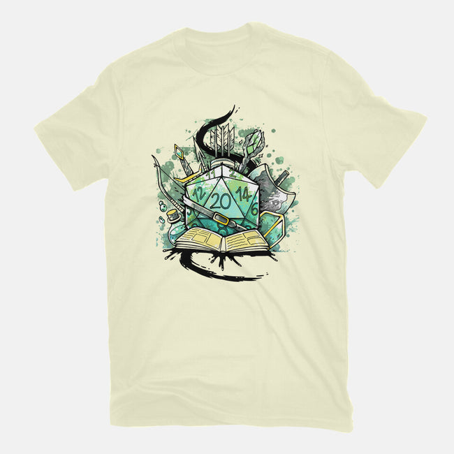 Dice Sketch-mens basic tee-Vallina84