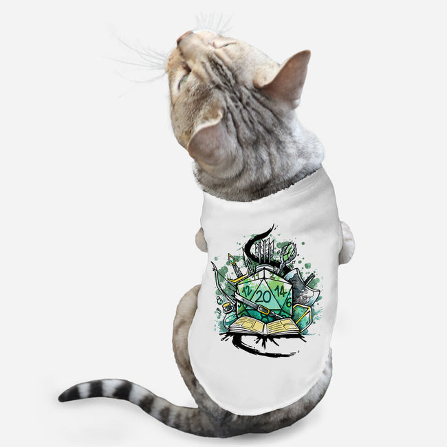 Dice Sketch-cat basic pet tank-Vallina84
