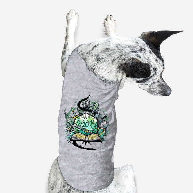 Dice Sketch-dog basic pet tank-Vallina84