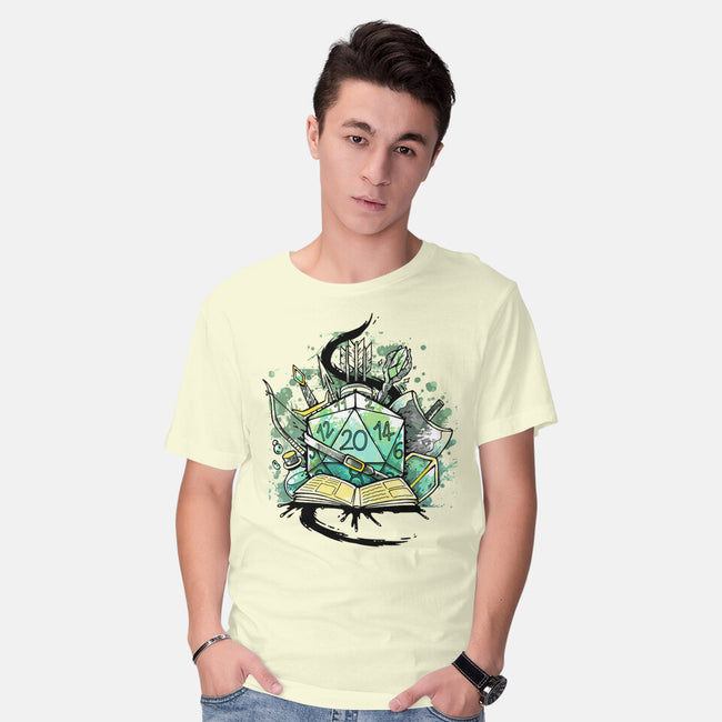 Dice Sketch-mens basic tee-Vallina84