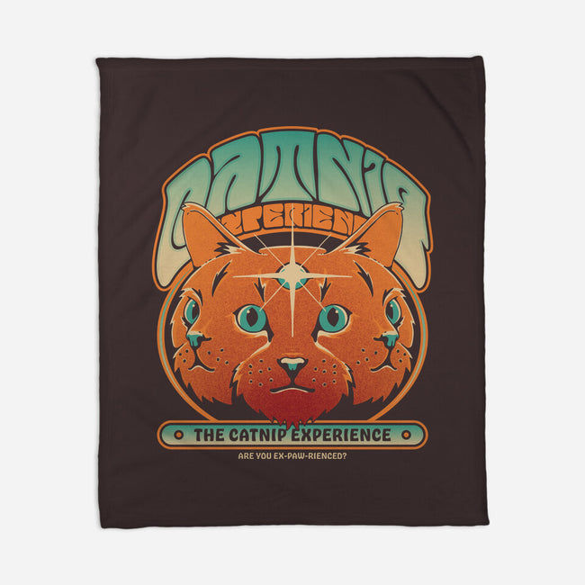 Catnip Experience-none fleece blanket-zawitees
