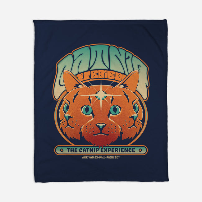 Catnip Experience-none fleece blanket-zawitees
