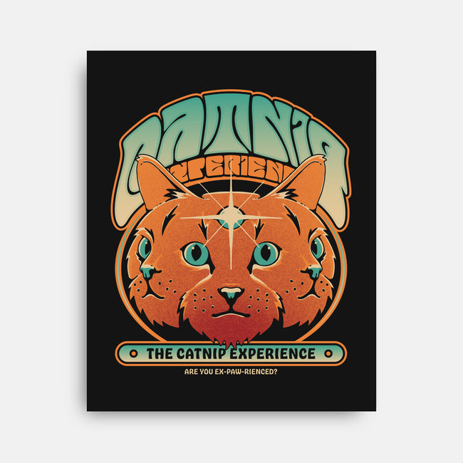 Catnip Experience-none stretched canvas-zawitees