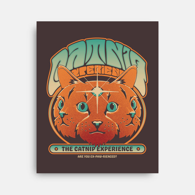 Catnip Experience-none stretched canvas-zawitees