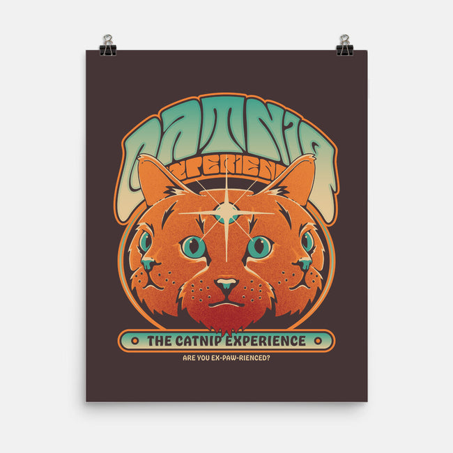 Catnip Experience-none matte poster-zawitees