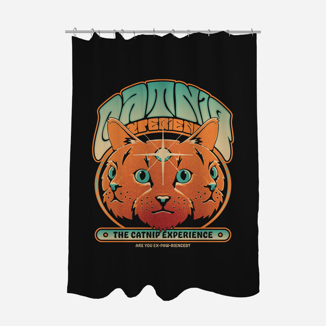 Catnip Experience-none polyester shower curtain-zawitees
