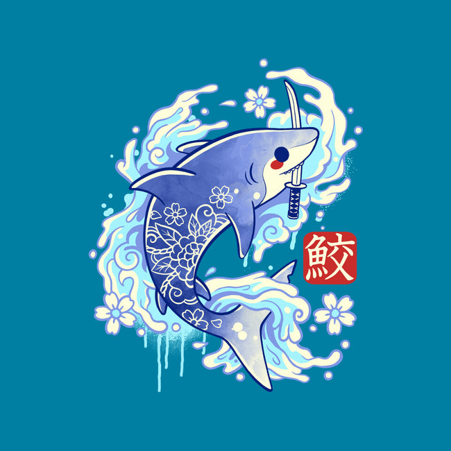 Japanese Shark Kawaii-none memory foam bath mat-NemiMakeit