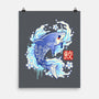 Japanese Shark Kawaii-none matte poster-NemiMakeit