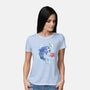 Japanese Shark Kawaii-womens basic tee-NemiMakeit