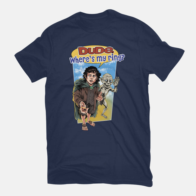 Where Is My Ring?-youth basic tee-zascanauta