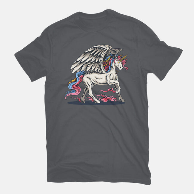 Flying Unicorn-mens premium tee-Faissal Thomas
