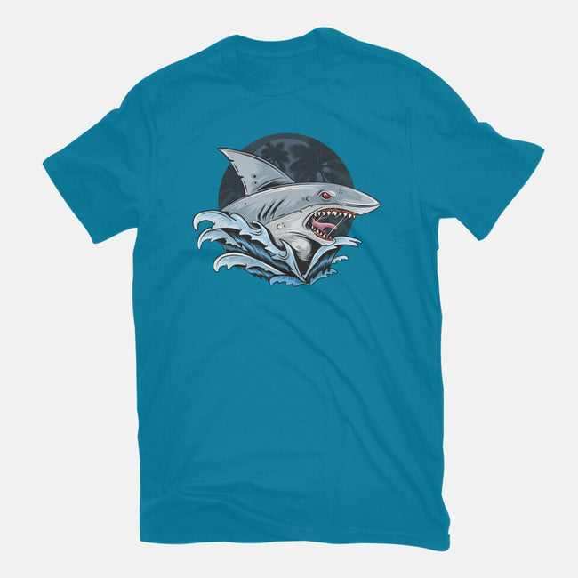 Shark Rage-womens basic tee-Faissal Thomas