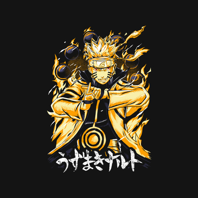 Nine-Tails Chakra Mode-baby basic onesie-Knegosfield