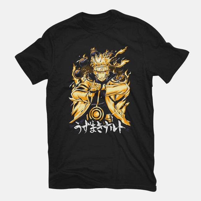 Nine-Tails Chakra Mode-mens premium tee-Knegosfield