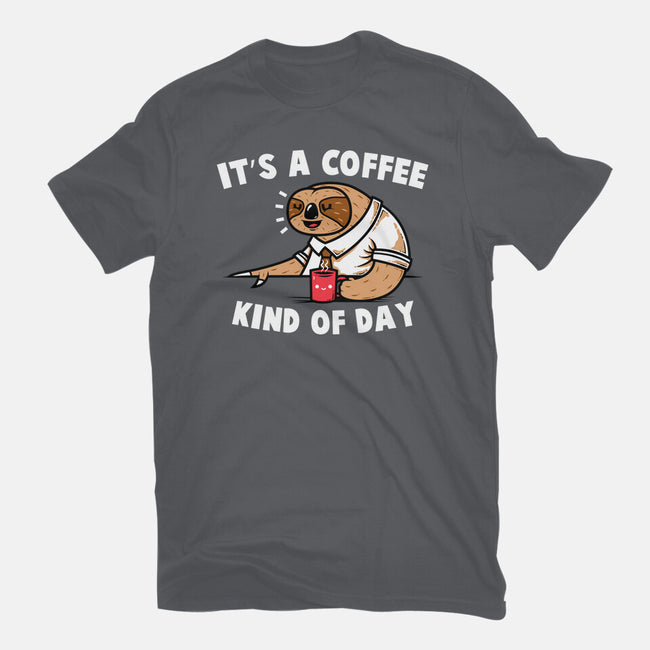 It's A Coffee Kind Of Day-womens basic tee-krisren28