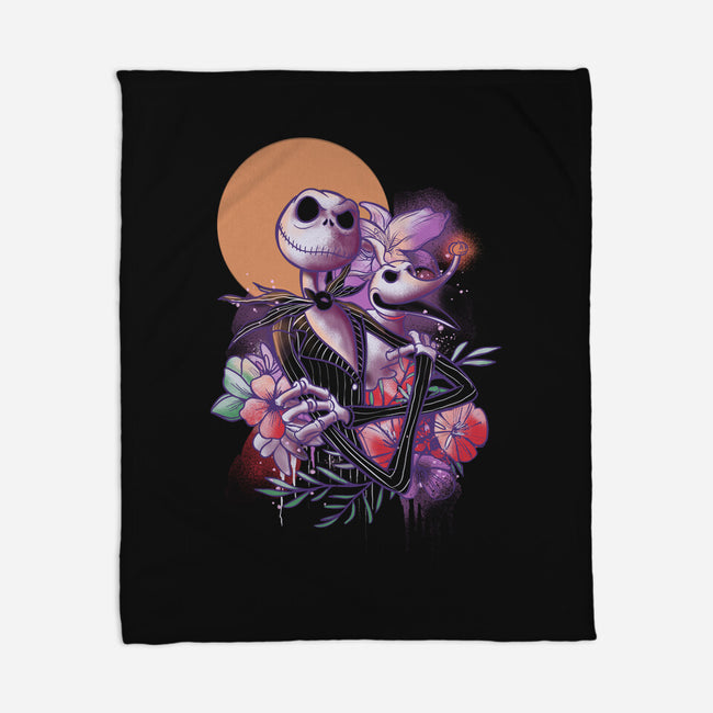 Nightmare In Moonlight-none fleece blanket-fanfabio