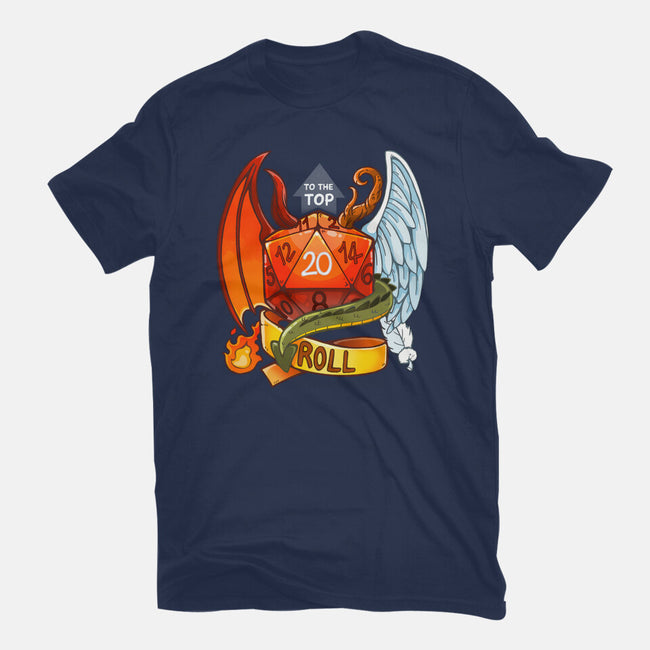Roll To The Top-mens basic tee-Vallina84