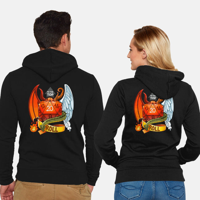 Roll To The Top-unisex zip-up sweatshirt-Vallina84