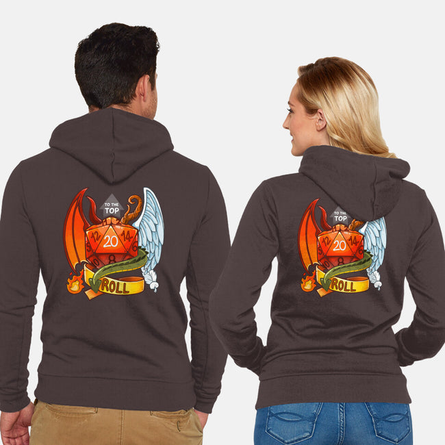 Roll To The Top-unisex zip-up sweatshirt-Vallina84